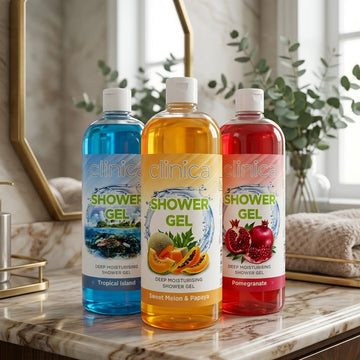 Clinica Shower Gel Combo - Papaya, Tropical Island & Pomegranate