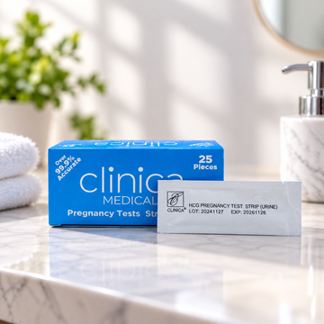 Clinica Pregnancy Test Strips 3mm (25) 25's