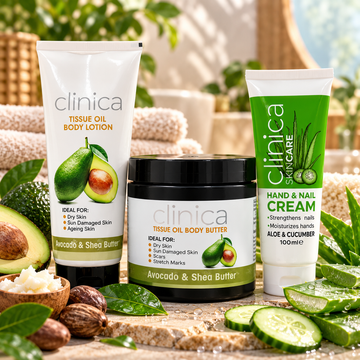 Clinica Avocado Body Butter, Body Lotion & Hand Cream Combo