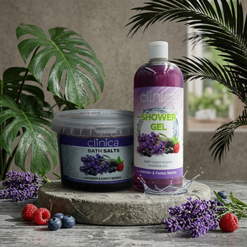 Clinica Bath Salt Lavender & Lavender Shower Gel Combo