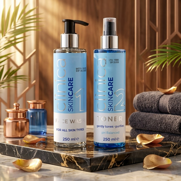 Clinica Face Wash 250ml & Toner 250ml Combo